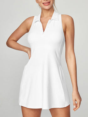 TightFeel Tennis Dress With Built-in Bra & Shorts With Pockets